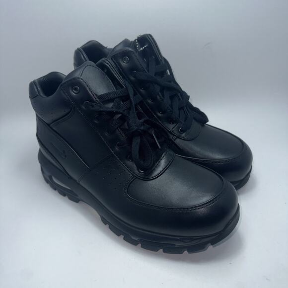 Nike Air Max Goadome ACG Boots Triple Black Men’s Size 8.5 $200 New 865031-009 - Picture 1 of 5